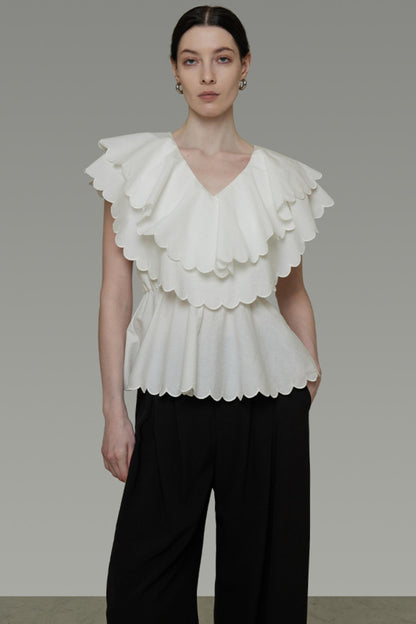 Summer Ruffle Blouse