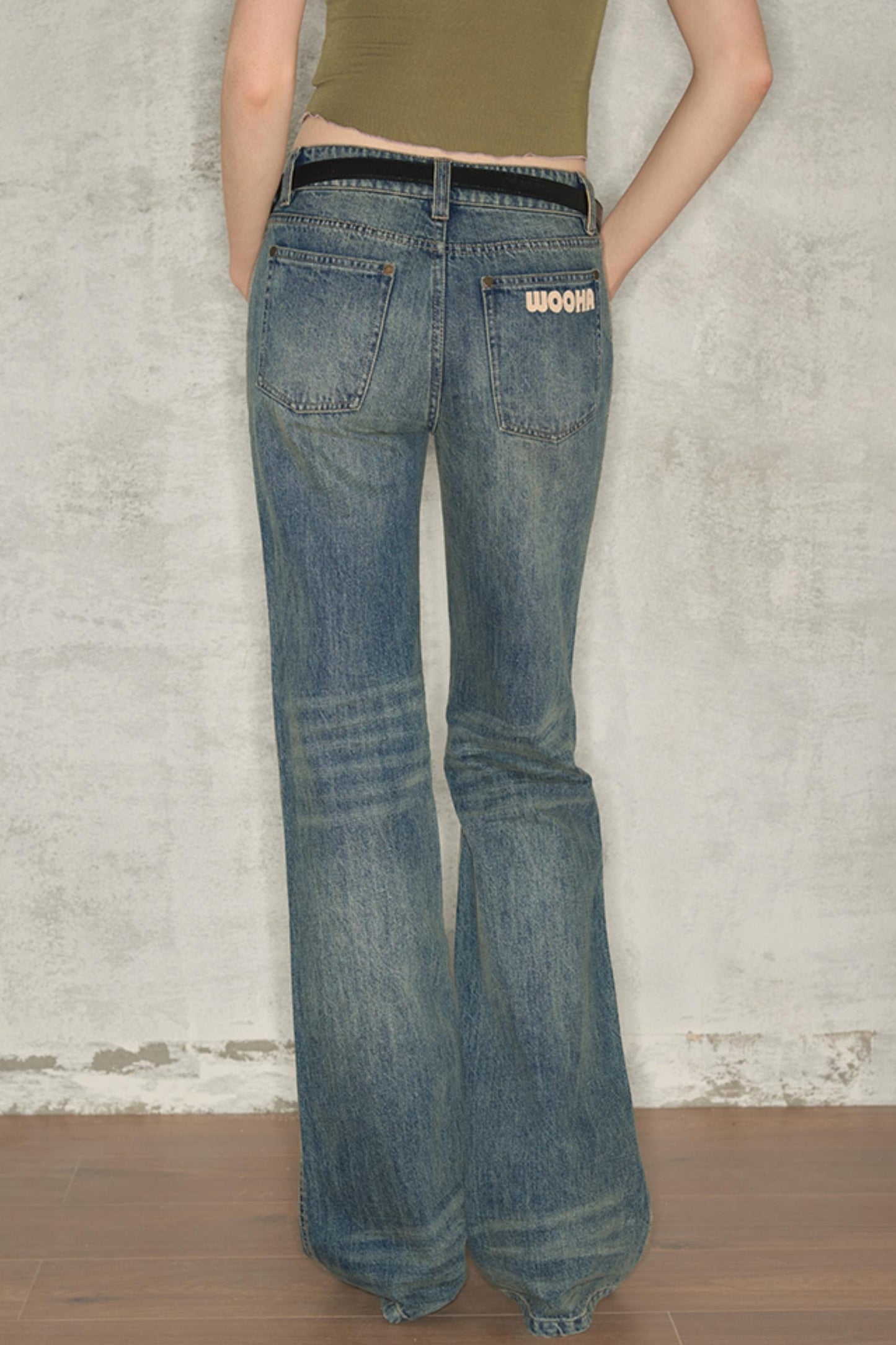Summer Vintage Straight-Leg Jeans