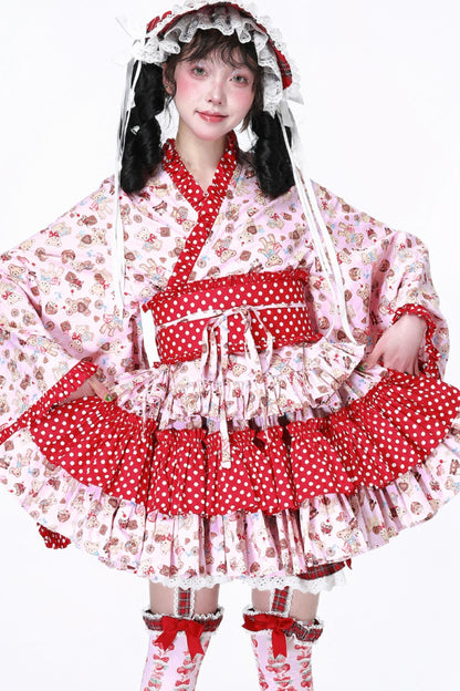 Childlike Lolita Kimono Skirt