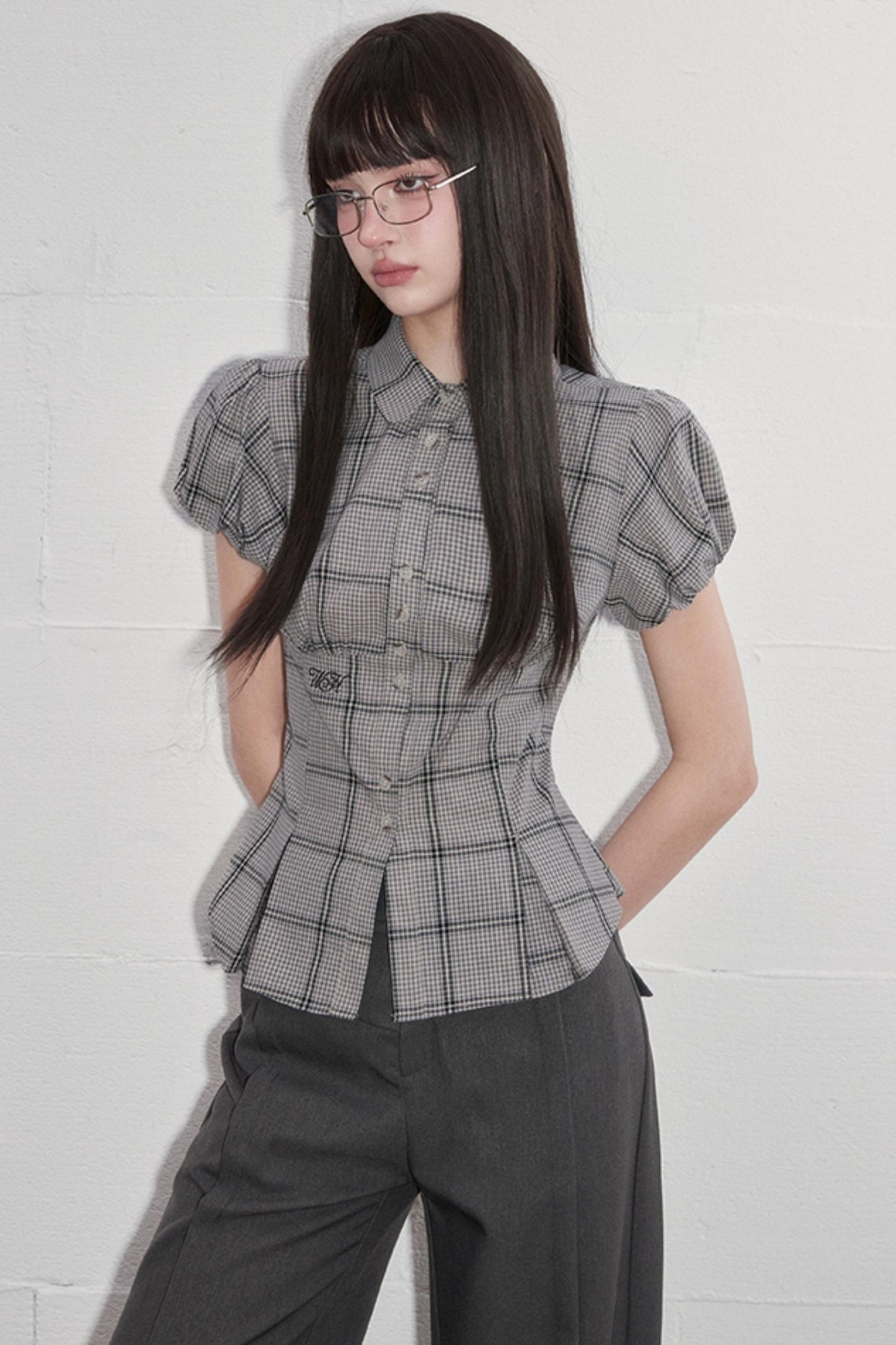 Sweetheart Puff Sleeve Shirt