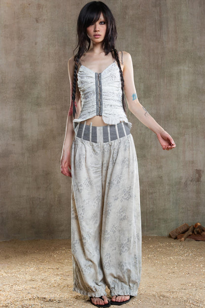 Retro Fishbone Pants