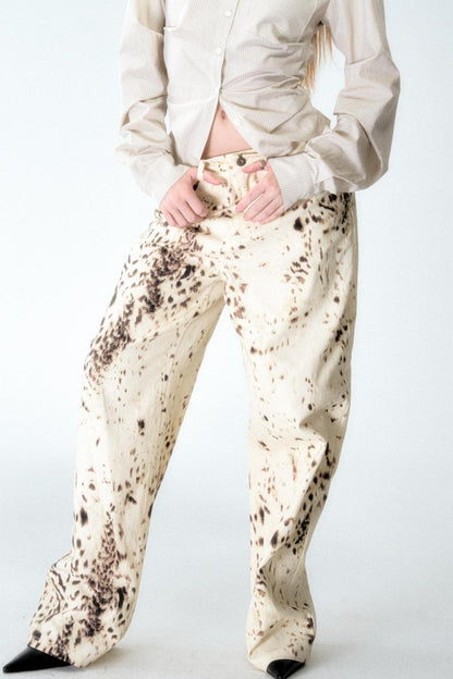 Wild Spice Wide-Leg Jeans