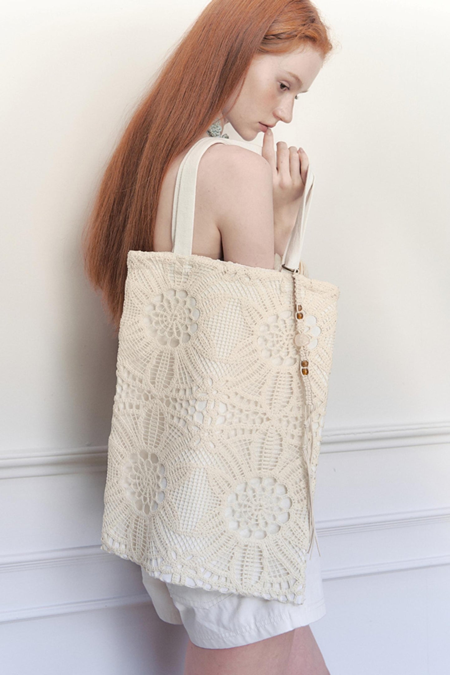 Bloom Handcrafted Beaded Tote