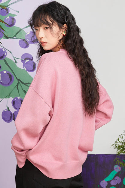 Art Apple Knit Sweater