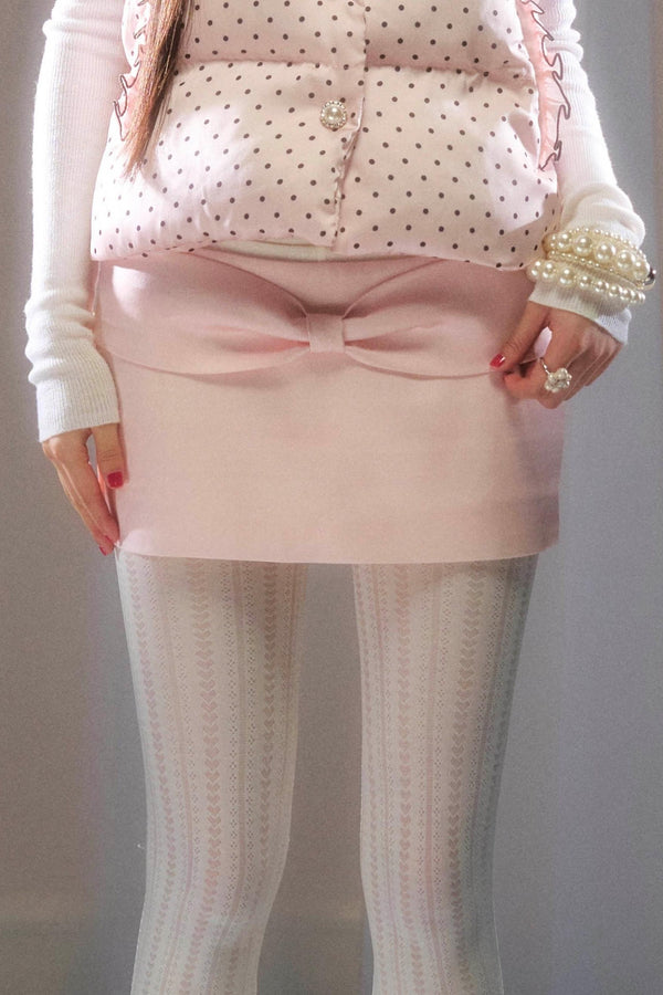 Polka Dot Satin Vest & Jacket Set-Up