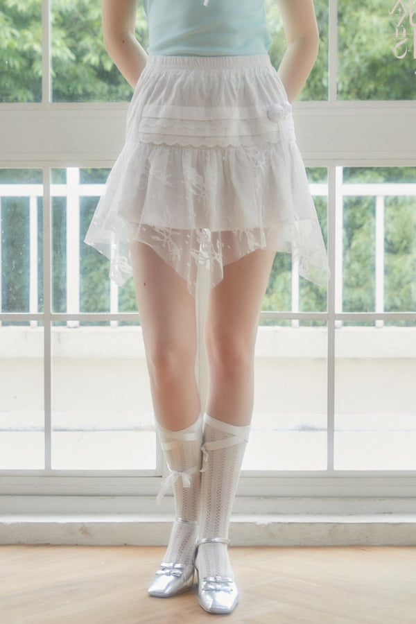 Elegant Peplum Maxi Skirt