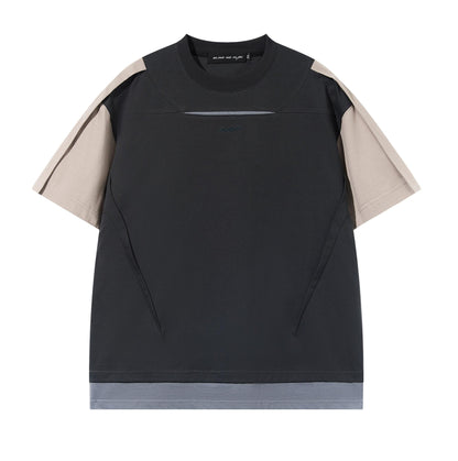 Contrasting Stitching T-Shirt