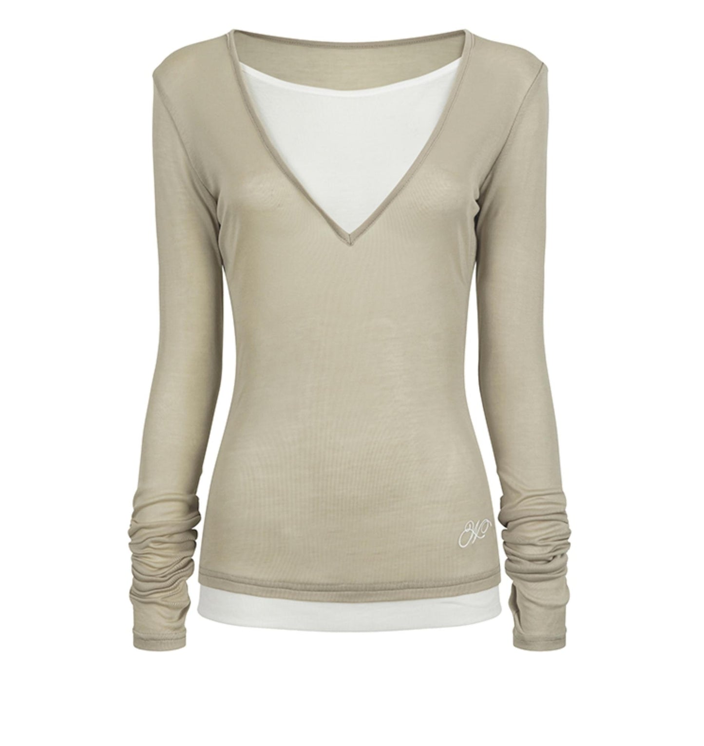 Light Airy Layered T-Shirt