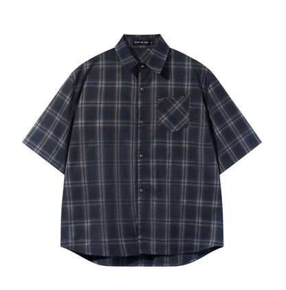 Luxury Studded Plaid Shirt