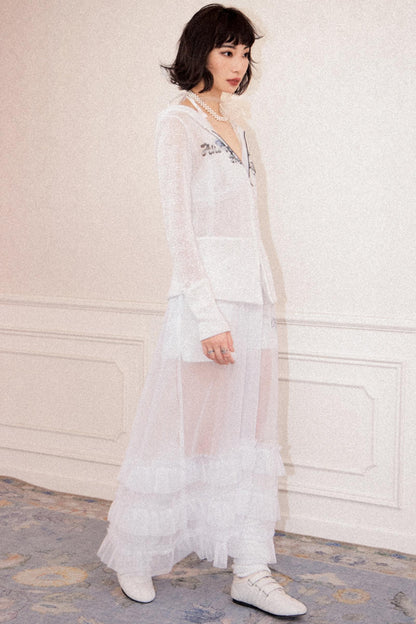 Beaded Lace Cardigan