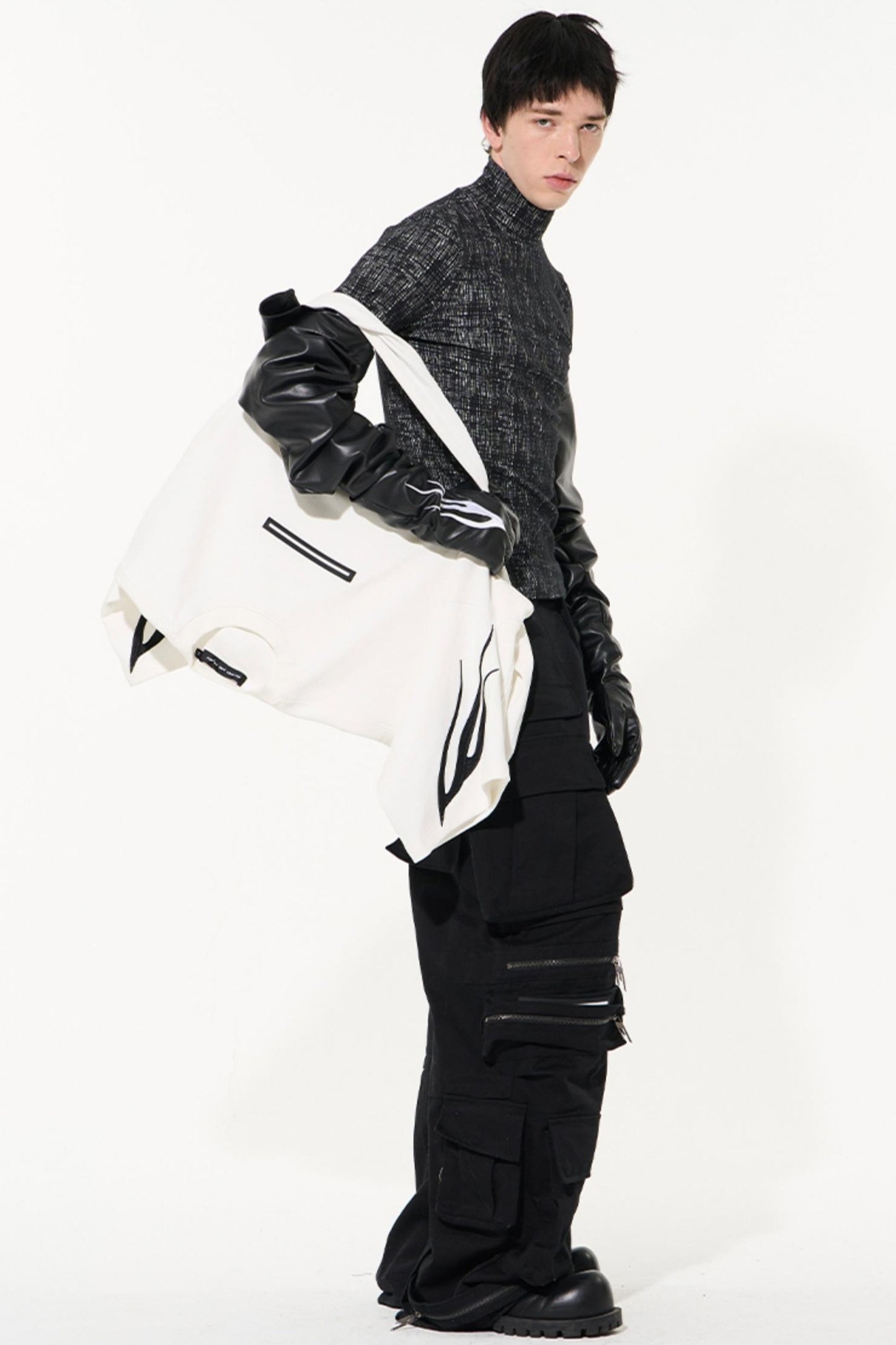 Minimalist Stand Collar Tee