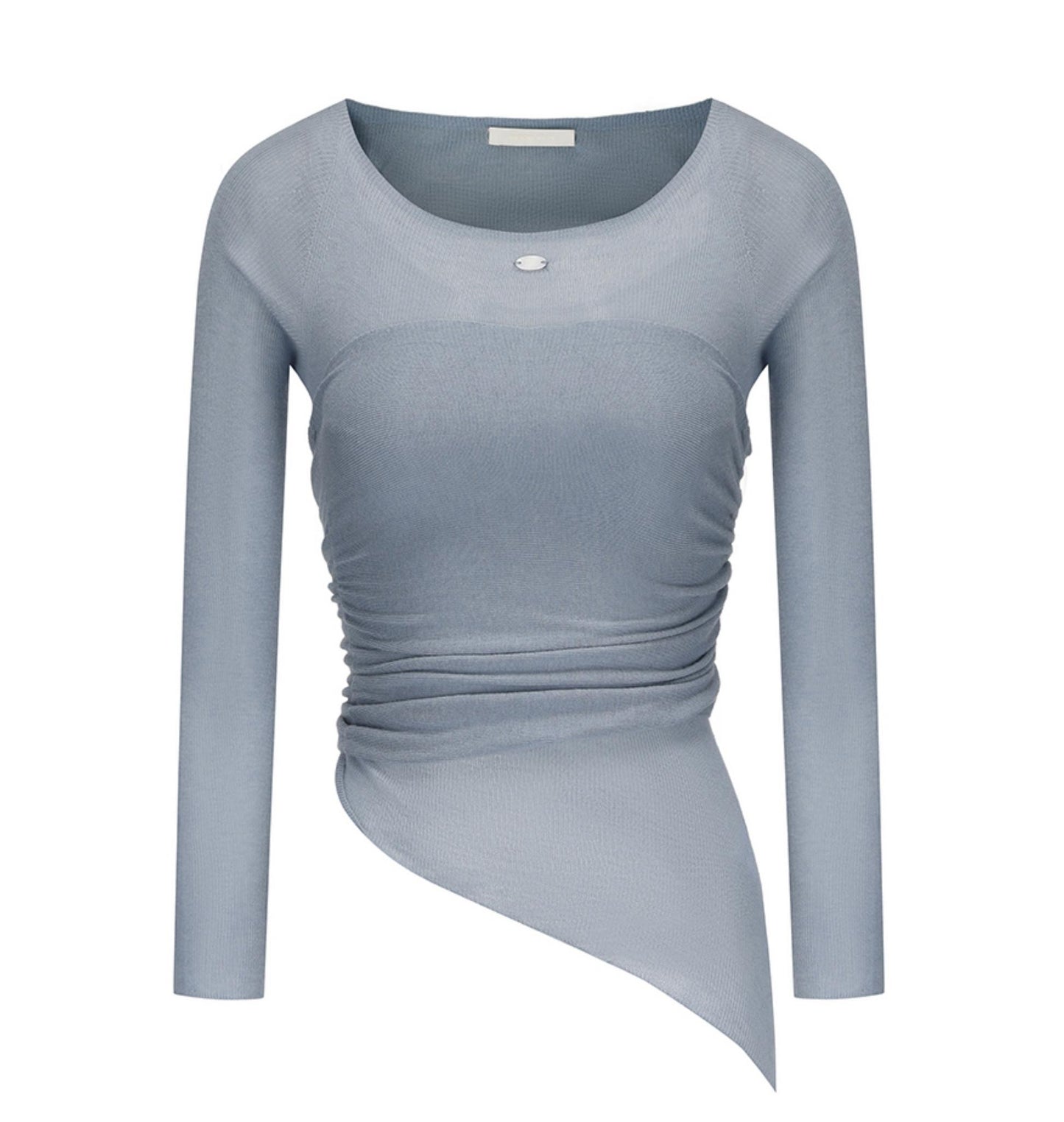 Oxygen Soft Knit Wrap Top
