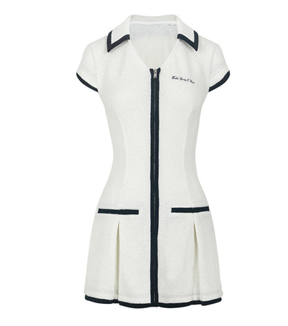 Slim White Summer Dress