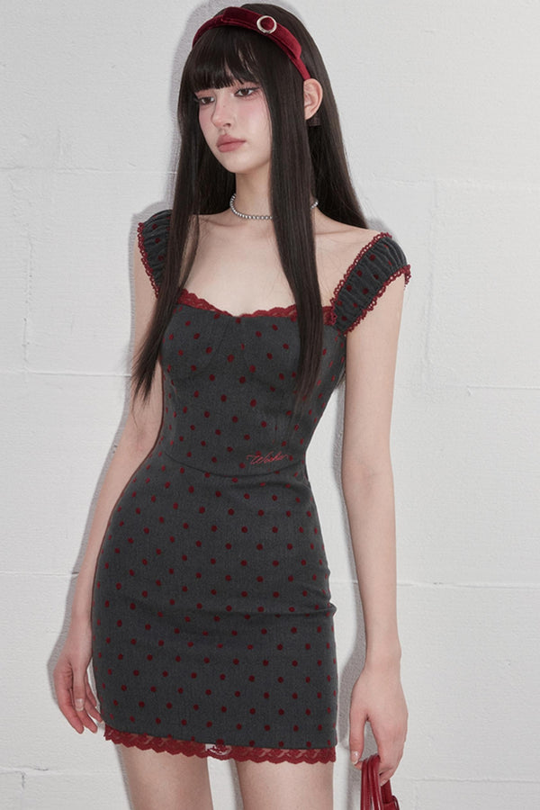 Romance Lace Halter Dress