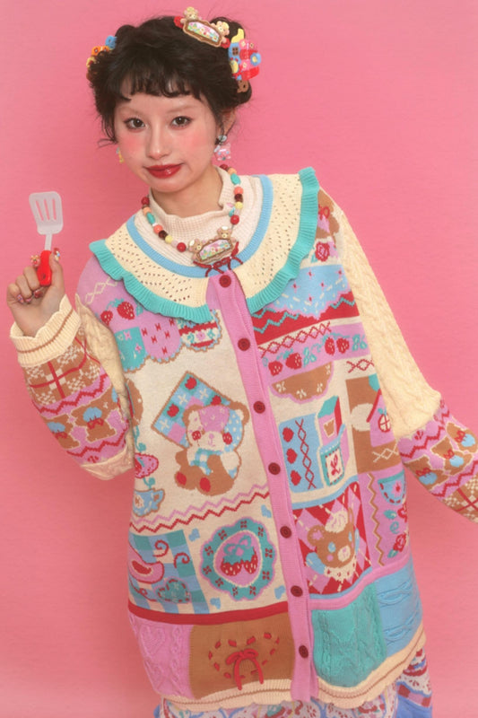 Multi-Piece Patchwork Sweater