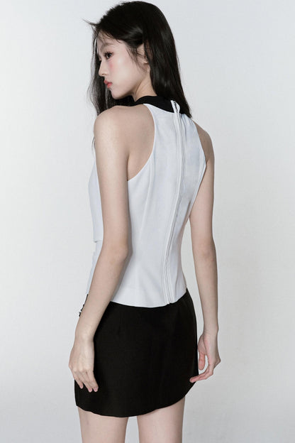 Misty Chiffon Tank Skirt Set-Up