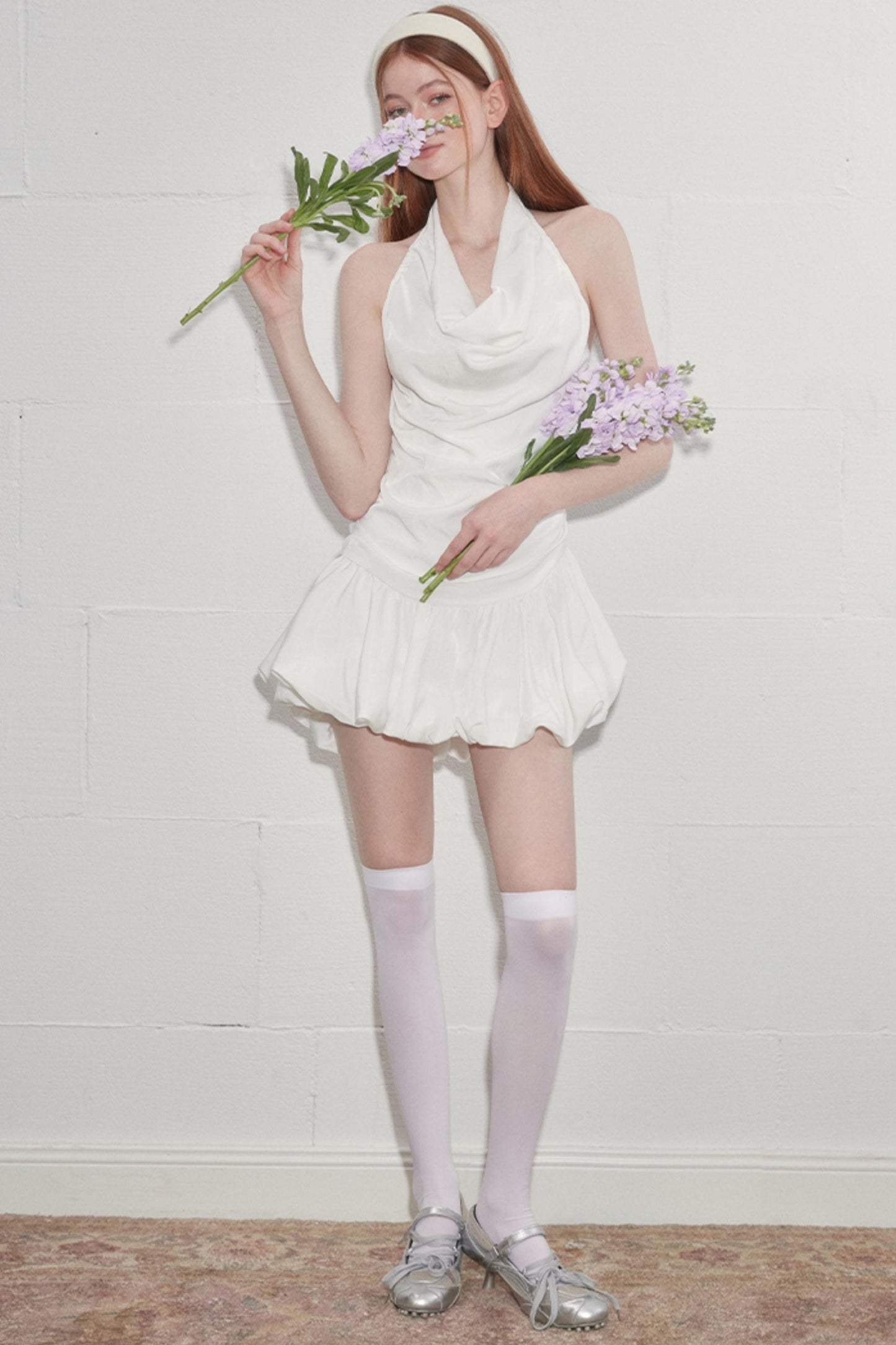 French Summer Puff Dress