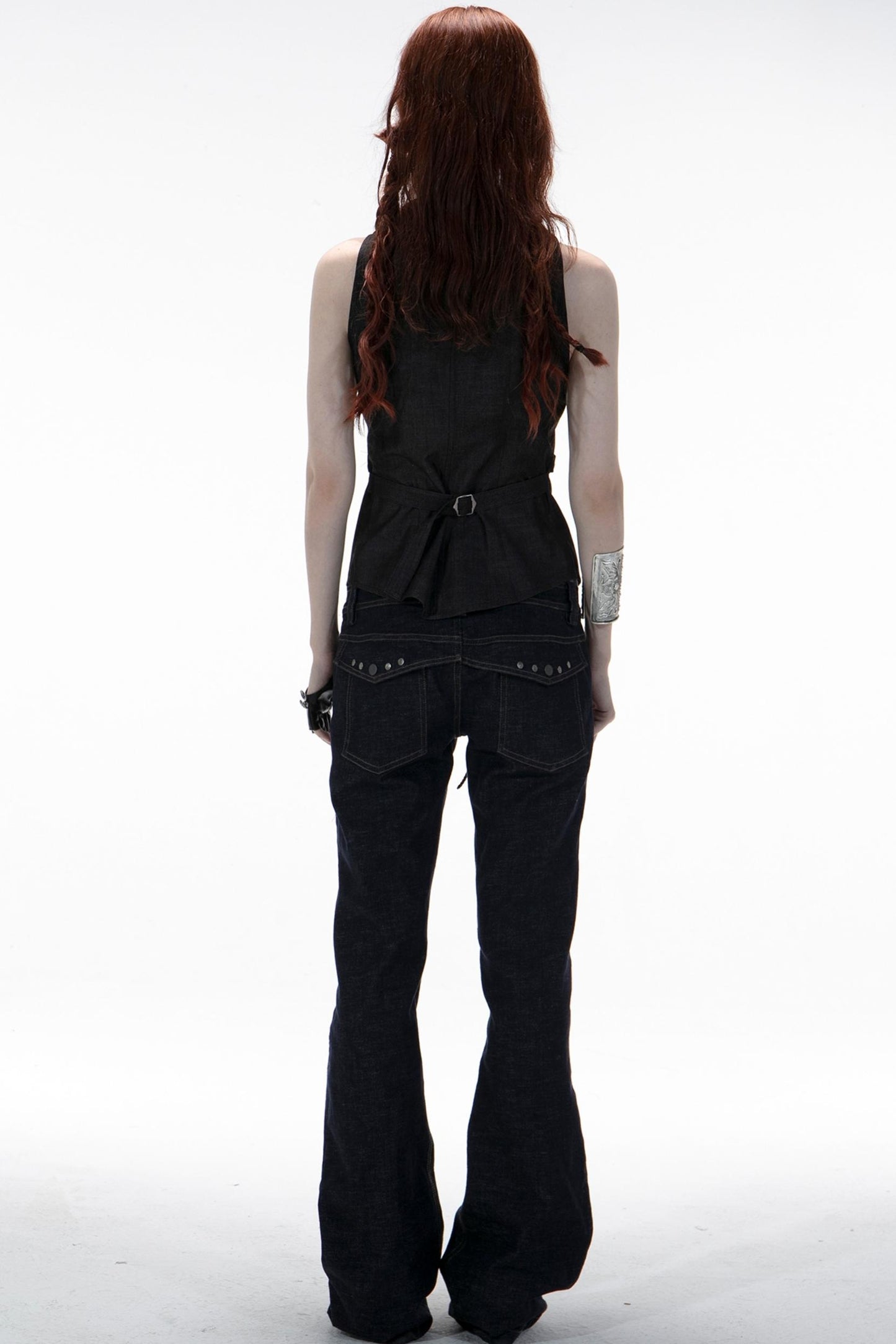 Color Block Slim Fit Jeans