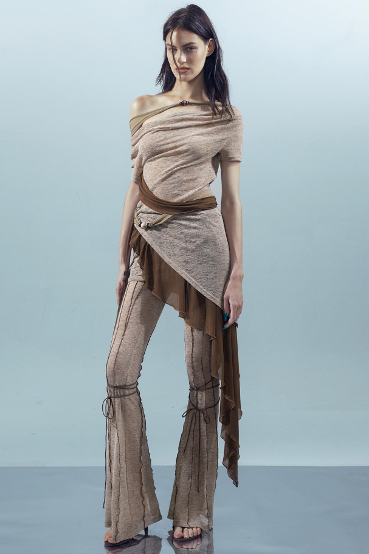 Irregular Beaded Tee