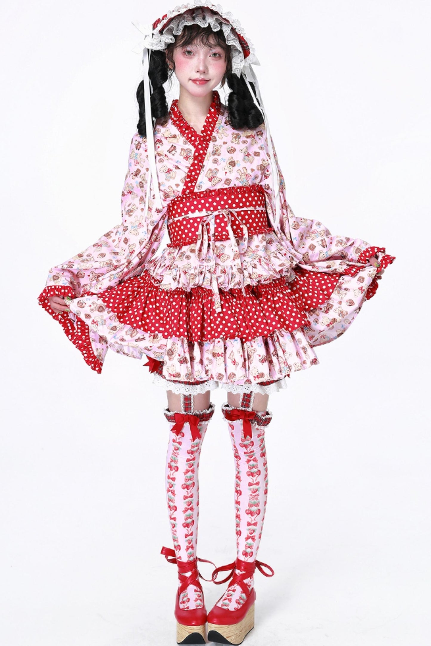 Childlike Lolita Kimono Skirt