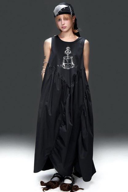 Elegant Embroidered Maxi Dress