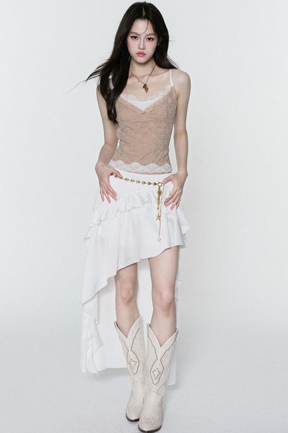 Irregular Bustier Skirt