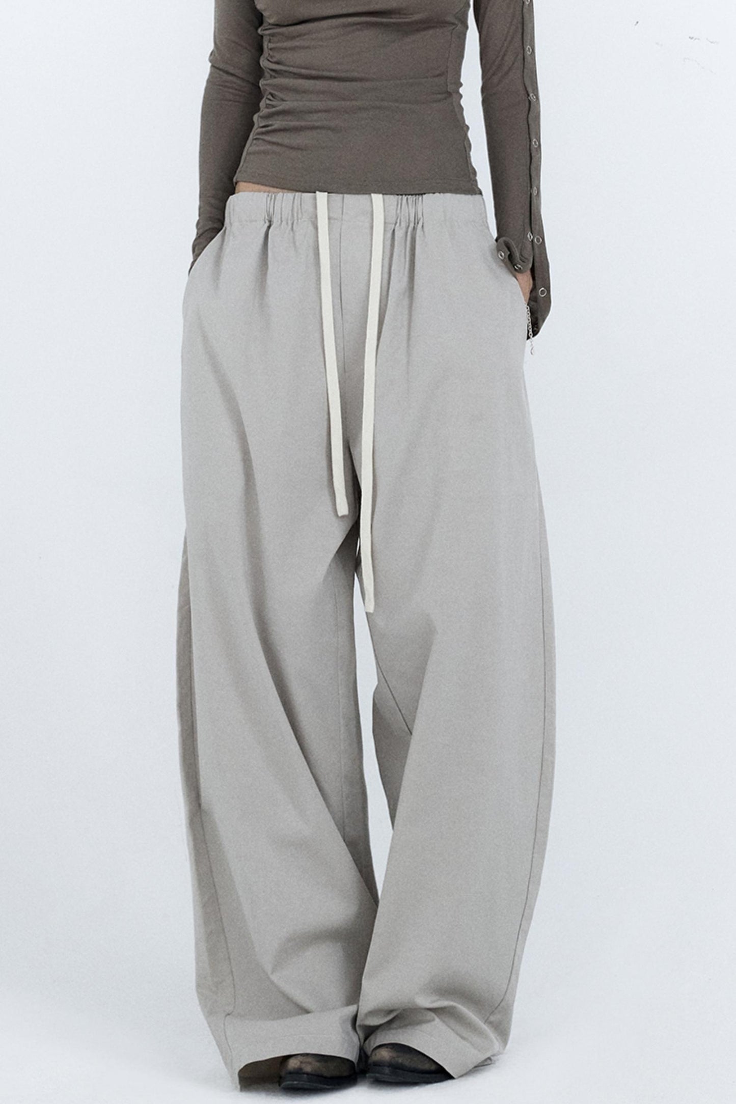 Relaxed Fit Gray Work Pants