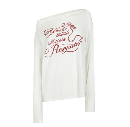 Asymmetry Collar T-Shirt