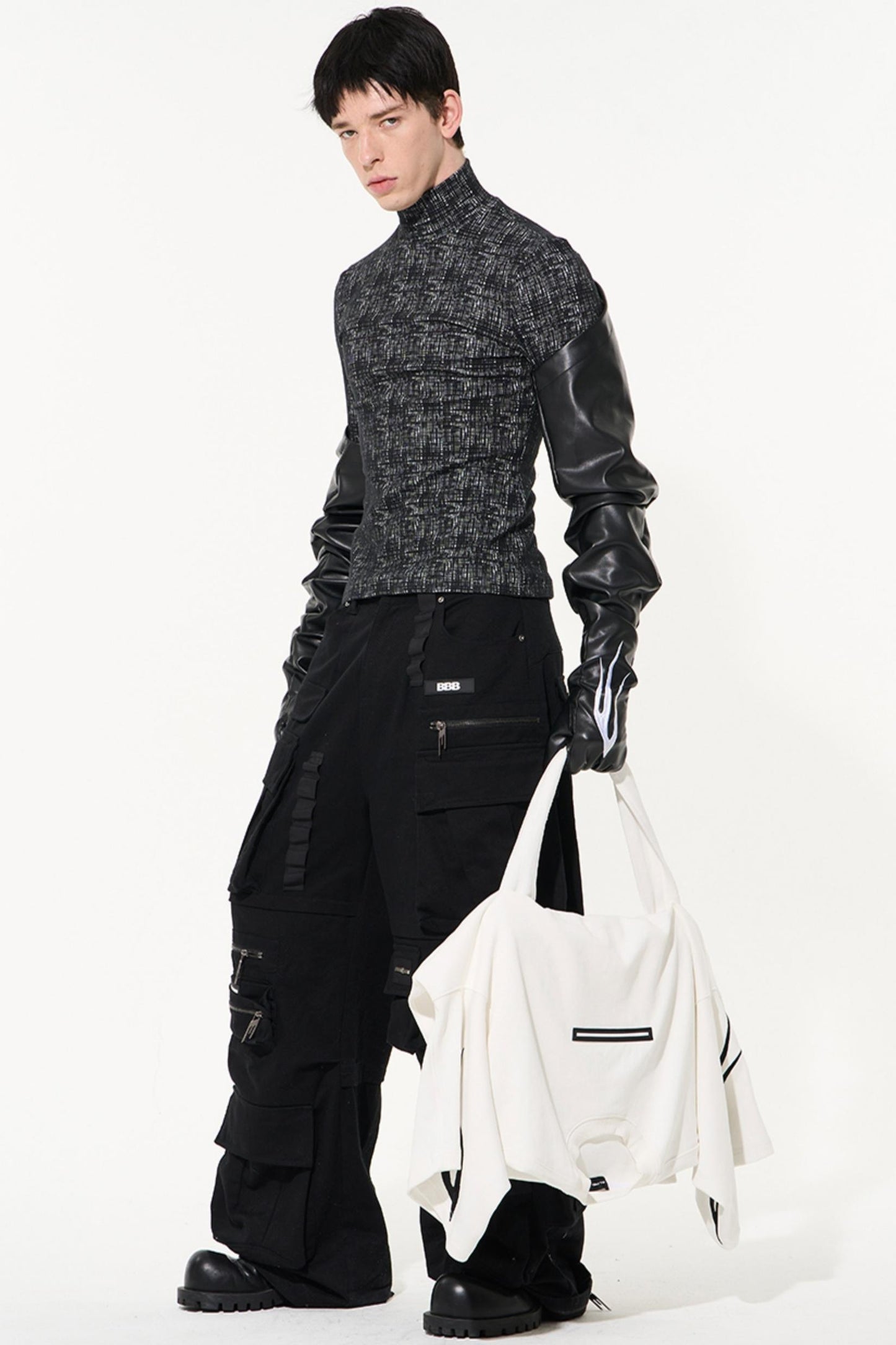 Minimalist Stand Collar Tee