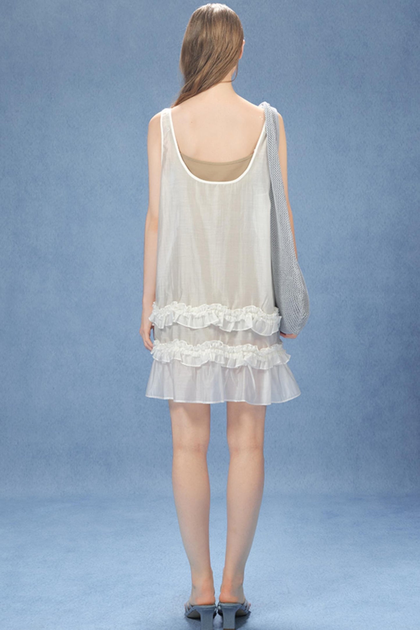 Windwave Lace Vest Dress