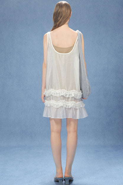 Windwave Lace Vest Dress