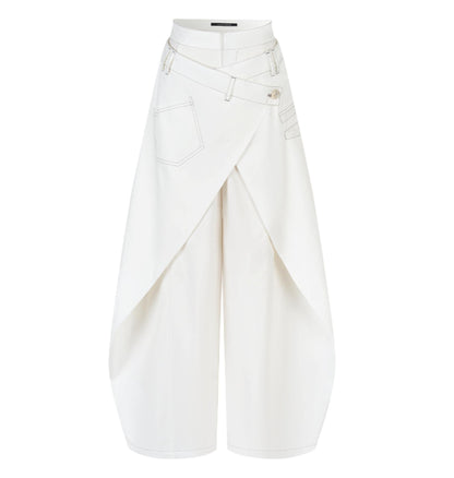 Yuan Sand Wide-Leg Pants