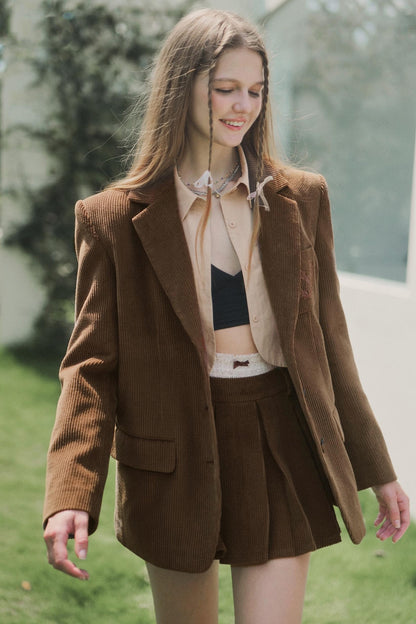 Brown Corduroy Blazer