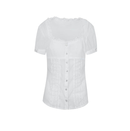 Lace Square Blouse