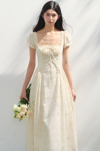 Embroidered Vacation Dress