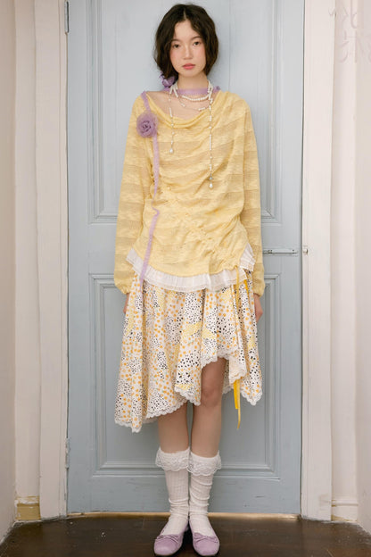 Yellow Bloom Skirt