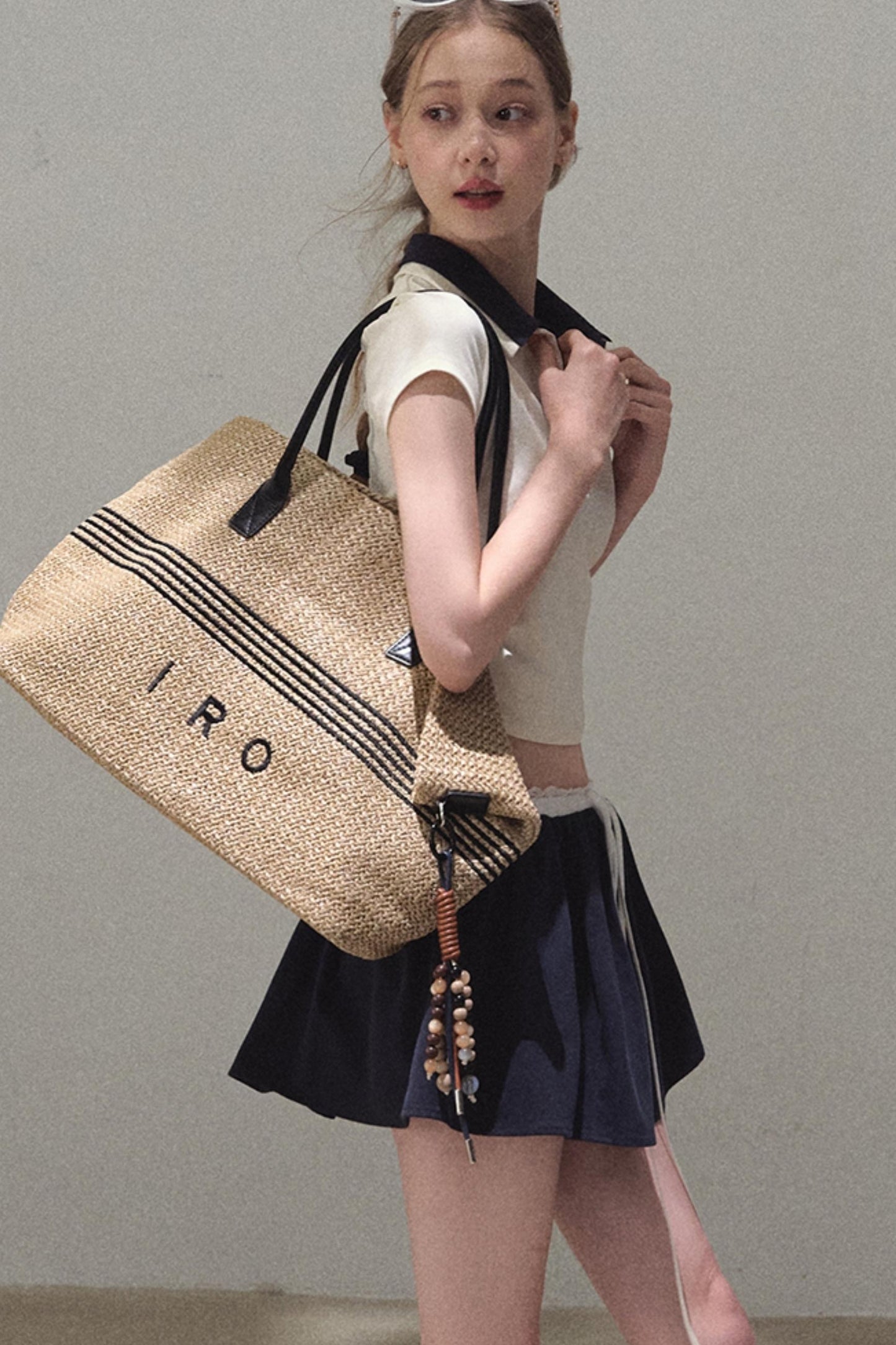 Vintage Lace Poncho Polo Skirt Set-Up