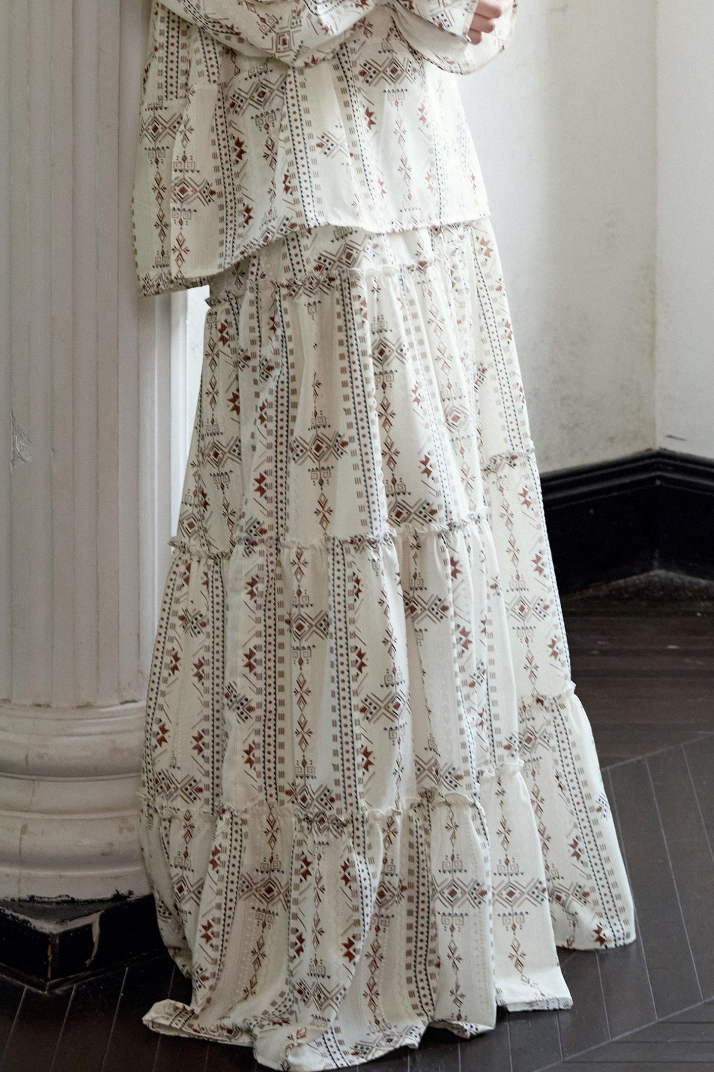 Retro National Resort Style Skirt