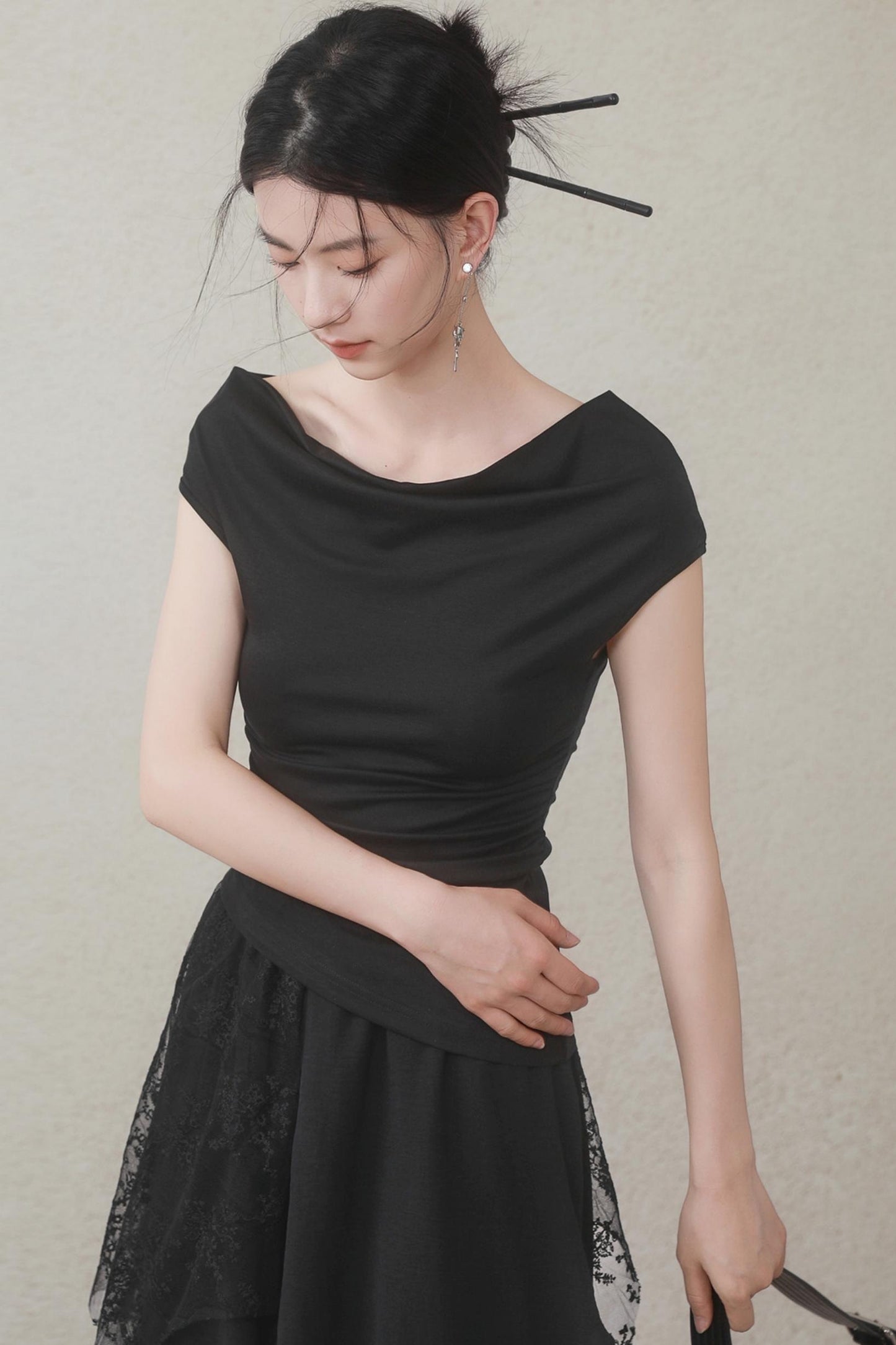 Flutter Drawstring T-Shirt