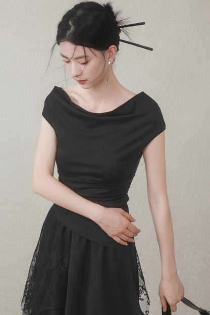 Flutter Drawstring T-Shirt