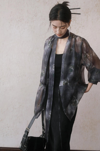 Purple Halo Mesh Jacket