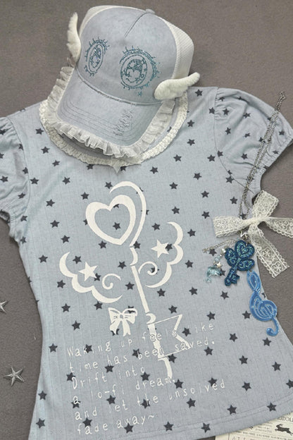 Blue Slim Magic T-Shirt