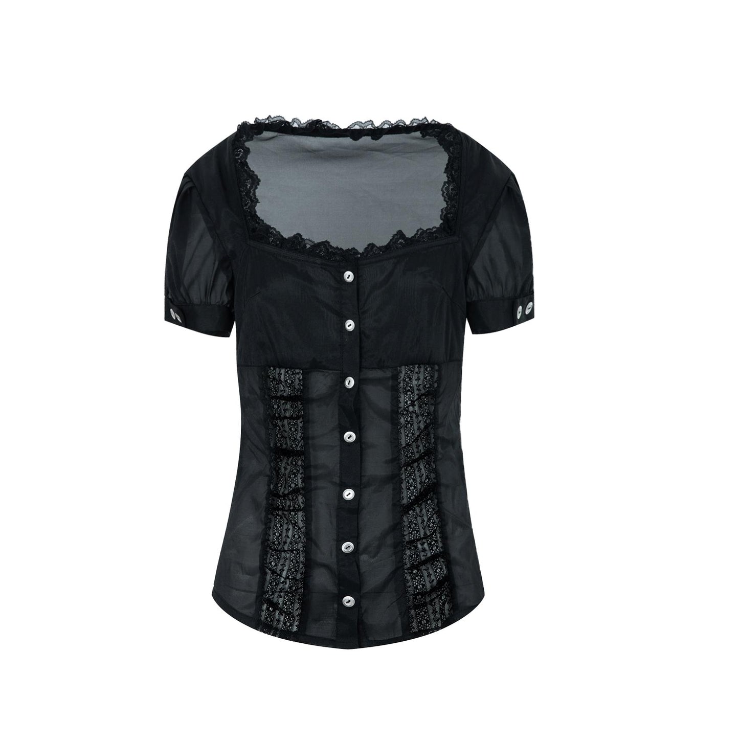 Lace Square Blouse