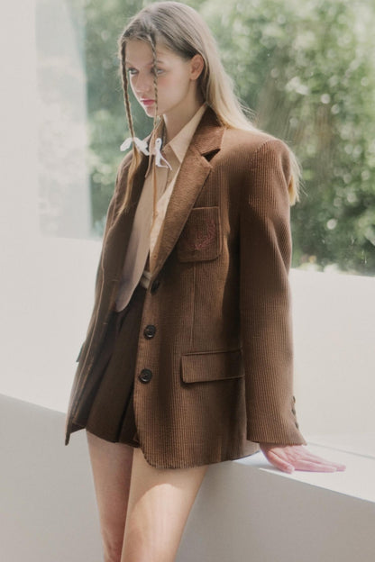 Brown Corduroy Blazer
