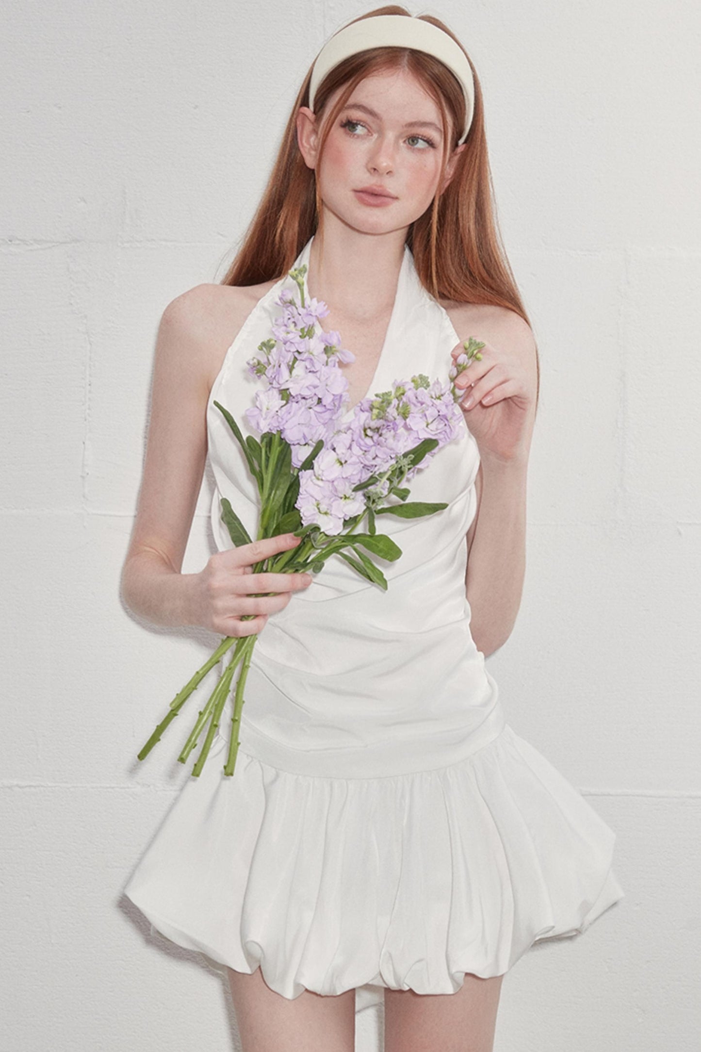 French Summer Puff Dress