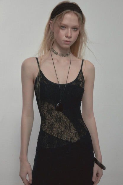 Summer Black Lace Dress