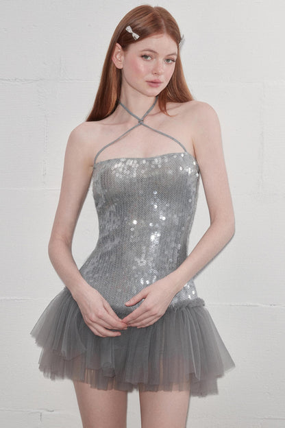 Vintage Princess Sequin Dress