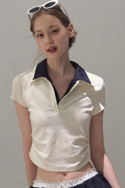 Vintage Lace Poncho Polo Skirt Set-Up