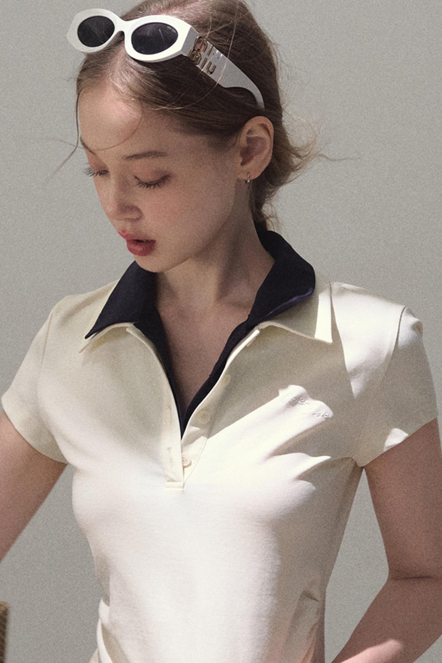 Vintage Lace Poncho Polo Skirt Set-Up