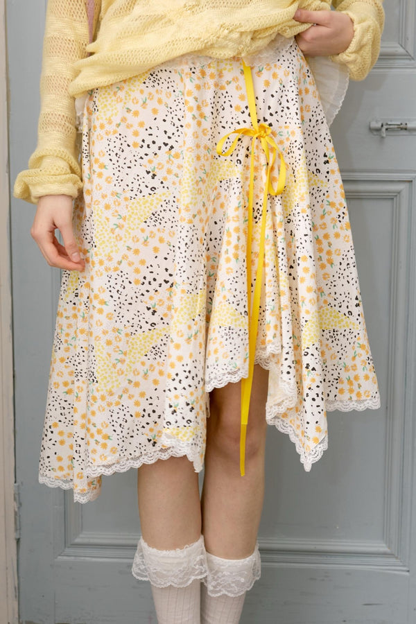 Yellow Bloom Skirt